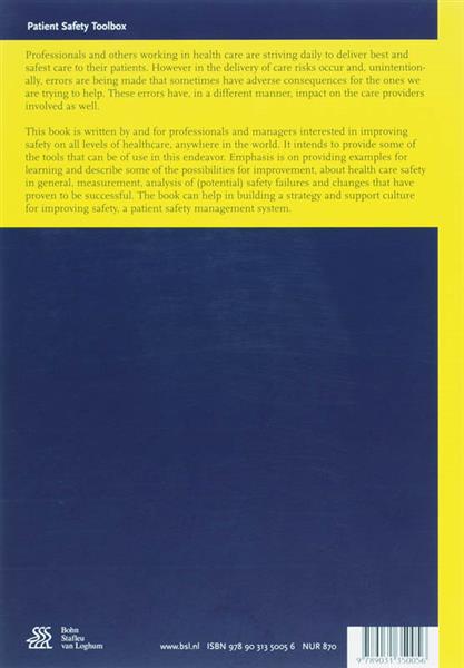 Grote foto patient safety toolbox boeken wetenschap