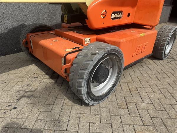 Grote foto jlg m450aj knikarmhoogwerker arbeitsbuhne articulating boom lift 15 5m werkhoogte hybride 2014 doe het zelf en verbouw hoogwerkers