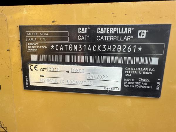 Grote foto caterpillar m314 ng mobiele graafmachine bj 2022 doe het zelf en verbouw kranen en graafmachines