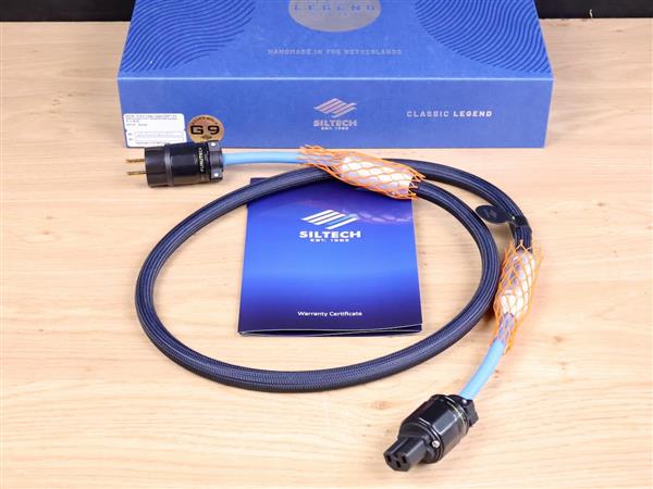Grote foto siltech 680p classic legend g9 highend silver gold audio power cable 1 5 metre audio tv en foto onderdelen en accessoires