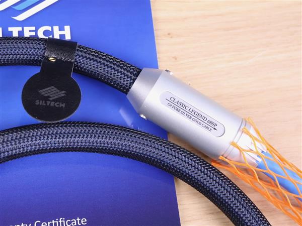 Grote foto siltech 680p classic legend g9 highend silver gold audio power cable 1 5 metre audio tv en foto onderdelen en accessoires
