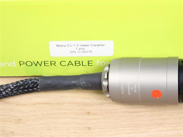 Grote foto ansuz acoustics mainz c ceramic highend audio power cable 1 0 metre audio tv en foto onderdelen en accessoires