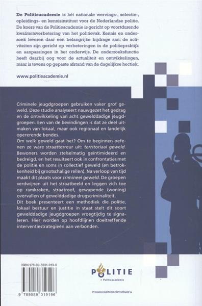 Grote foto jeugdgroepen en geweld onderzoeksreeks politieacademie boeken politiek en maatschappij