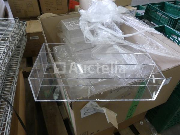 Grote foto 10 plexi displays 3 compartimenten doe het zelf en verbouw hefwerktuigen