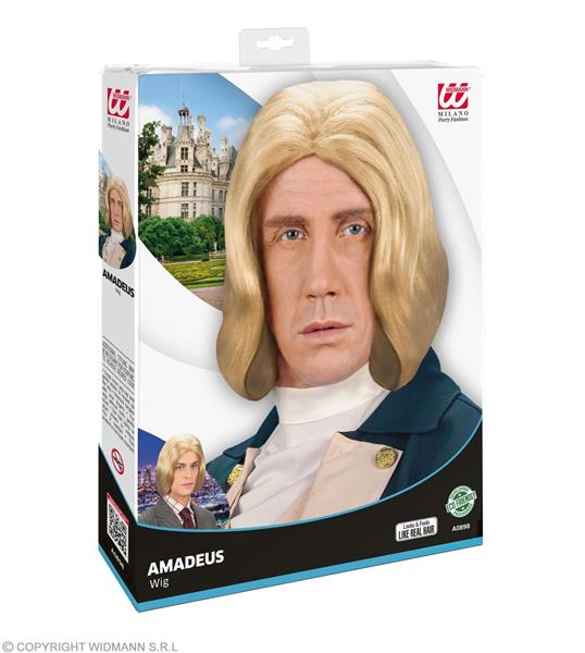 Grote foto pruik amadeus blond verzamelen overige verzamelingen