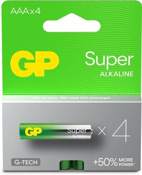 Grote foto gp super alkaline aaa batterijen x4 doe het zelf en verbouw lasapparaten