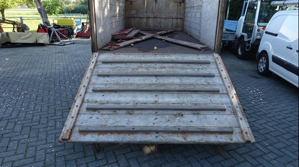 Grote foto veewagen plattewagen met kenteken agrarisch aanhangwagens