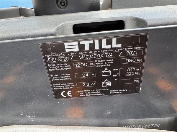 Grote foto vs 22364 elektrische duo stapelaar still bj2021 1.574mm initiele lift doe het zelf en verbouw hefwerktuigen