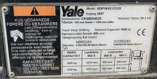 Grote foto yale dieselheftruck agrarisch heftrucks