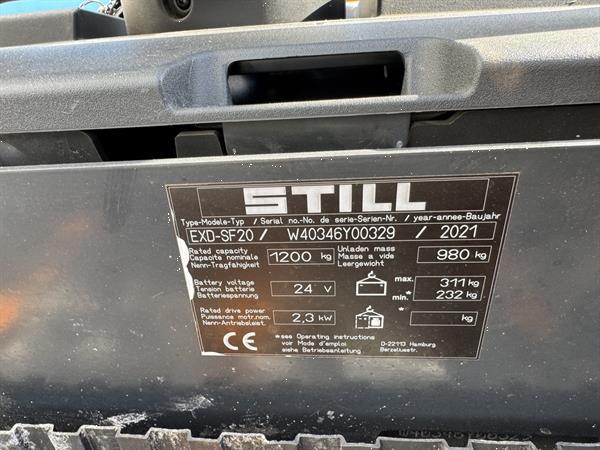 Grote foto vs 22365 elektrische duo stapelaar still bj2021 1.574mm weinig uren doe het zelf en verbouw hefwerktuigen