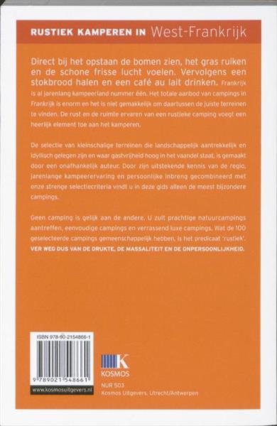 Grote foto west frankrijk rustiek kamperen boeken overige boeken