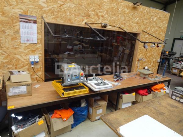 Grote foto tafel 170x260x88 cm met metalen plaat en een tafel 450x90x73 cm doe het zelf en verbouw hefwerktuigen