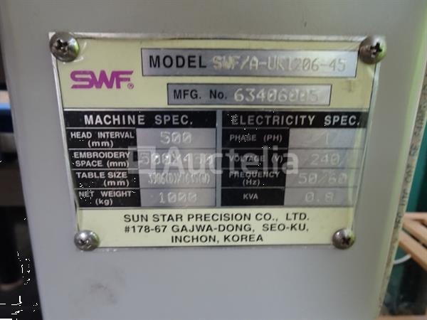 Grote foto professionele borduurmachine swf a uk 1206 45 doe het zelf en verbouw hefwerktuigen