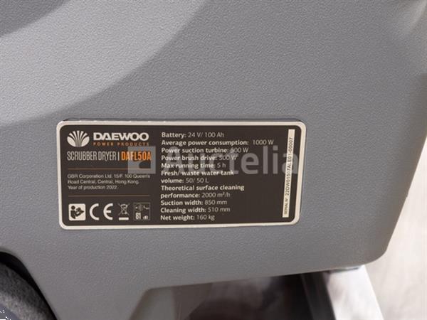 Grote foto daewoo dafl50a schrobmachine doe het zelf en verbouw hefwerktuigen
