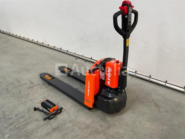 Grote foto palletwagen elektrische noblelift atom pte15q doe het zelf en verbouw hefwerktuigen