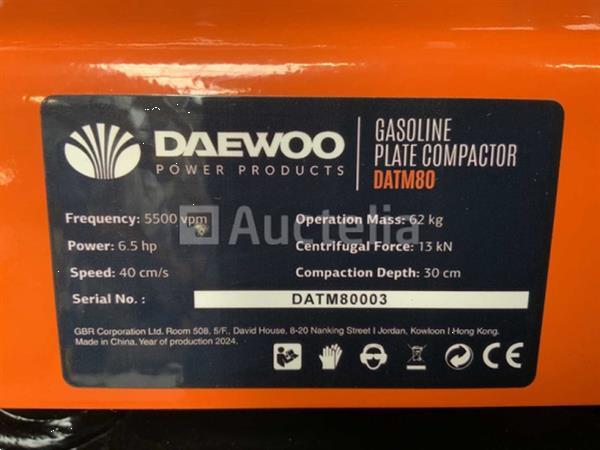 Grote foto daewoo datm80 trilplaat compact doe het zelf en verbouw hefwerktuigen
