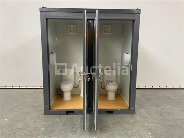 Grote foto rte dubbele toilet unit 2025 doe het zelf en verbouw hefwerktuigen