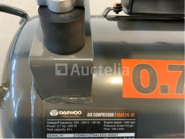 Grote foto daewoo daax 24l luchtcompressor doe het zelf en verbouw hefwerktuigen