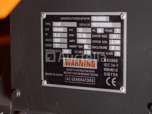 Grote foto daewoo dagfs 15 noodstroomaggregaat 15kva doe het zelf en verbouw hefwerktuigen