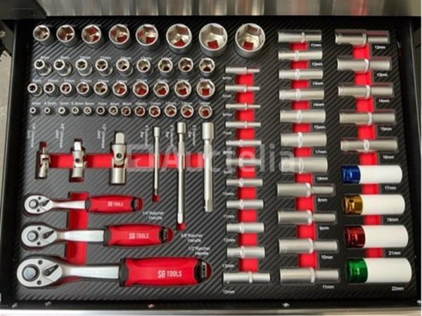 Grote foto gereedschapswagen sg tools 274 delig doe het zelf en verbouw hefwerktuigen