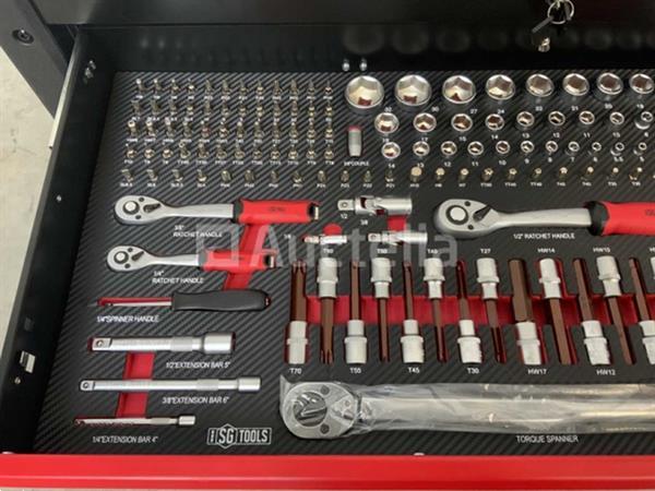 Grote foto gereedschapswagen sg tools 311 delig doe het zelf en verbouw hefwerktuigen