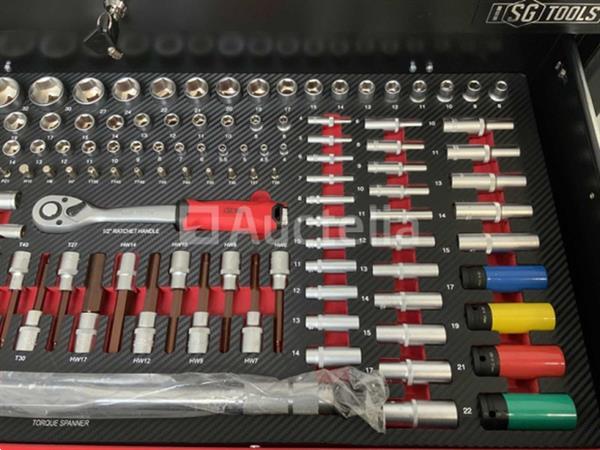 Grote foto gereedschapswagen sg tools 311 delig doe het zelf en verbouw hefwerktuigen