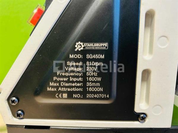 Grote foto magnetische boormachine stahlgruppe sg450m doe het zelf en verbouw hefwerktuigen