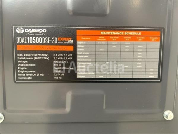 Grote foto daewoo ddae10500dse 3g diesel generator doe het zelf en verbouw hefwerktuigen