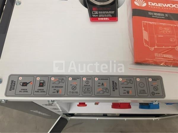 Grote foto daewoo ddae10500dse 3g diesel generator doe het zelf en verbouw hefwerktuigen