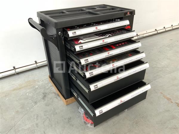 Grote foto gereedschapswagen everforce 158 delig doe het zelf en verbouw hefwerktuigen