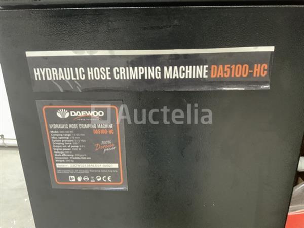 Grote foto daewoo da5100 hc hydraulische slangenpers doe het zelf en verbouw hefwerktuigen