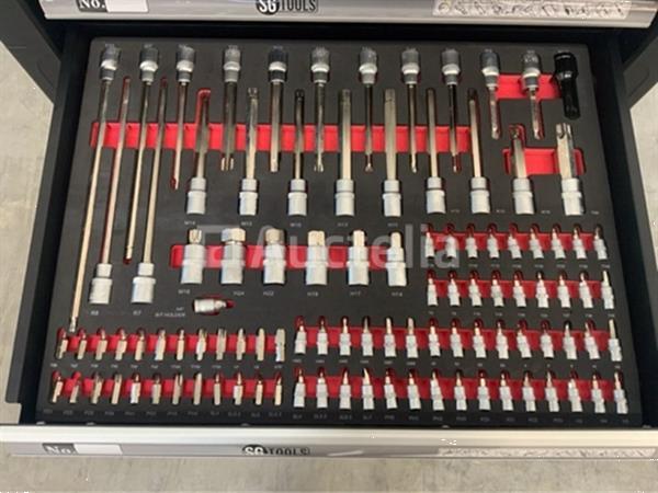 Grote foto gereedschapswagen sg tools 257 delig doe het zelf en verbouw hefwerktuigen