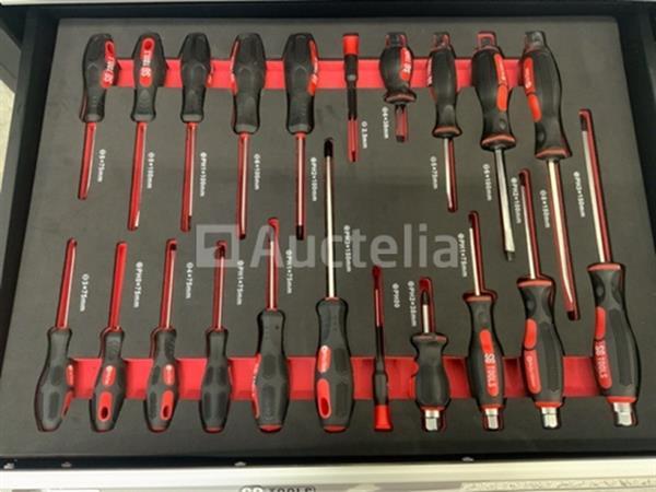 Grote foto gereedschapswagen sg tools 257 delig doe het zelf en verbouw hefwerktuigen