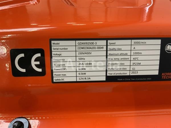 Grote foto daewoo gdax9250e benzine generator doe het zelf en verbouw hefwerktuigen