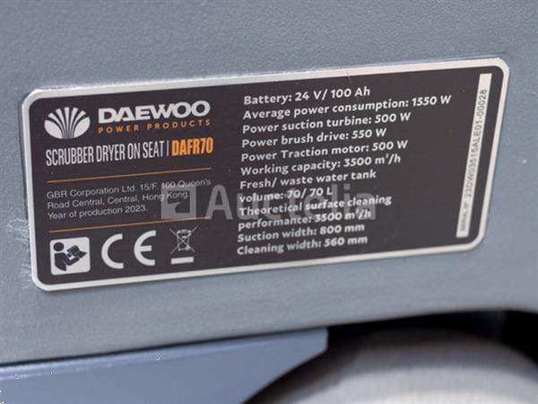 Grote foto daewoo dafr70 zit schrobmachine doe het zelf en verbouw hefwerktuigen