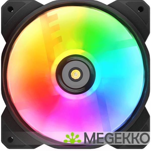 Grote foto cougar gaming cf mhp12hb rgb computer behuizing luchtkoeler 12 cm zwart wit 1 stuk s computers en software overige computers en software