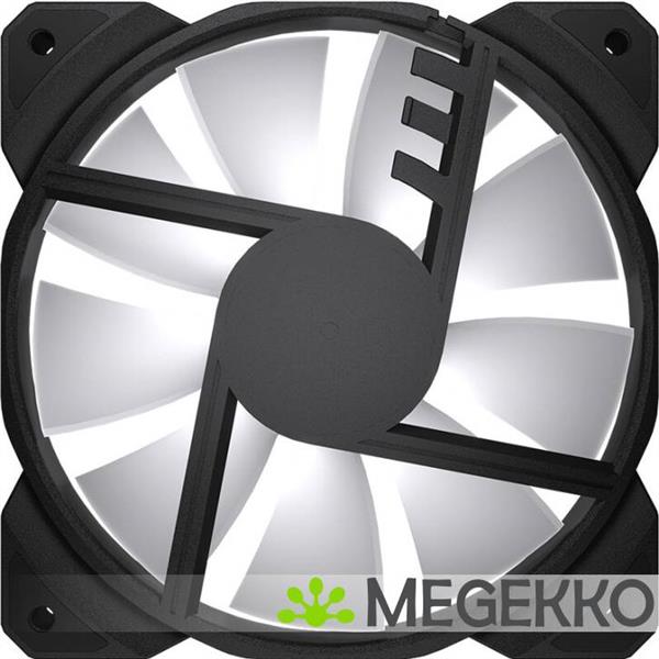 Grote foto cougar gaming cf mhp12hb rgb computer behuizing luchtkoeler 12 cm zwart wit 1 stuk s computers en software overige computers en software