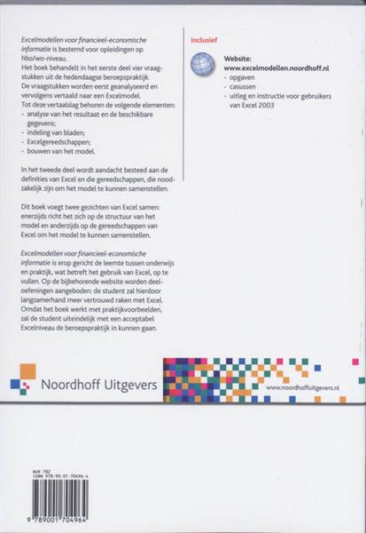 Grote foto excelmodellen voor financieel economische informatie boeken overige boeken
