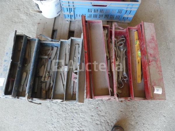 Grote foto 2 gereedschapskisten met inhoud doe het zelf en verbouw gereedschappen en machines