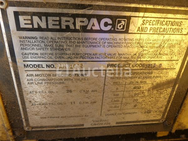 Grote foto enerpac pam 1042 hydropneumatische pomp agrarisch pompen