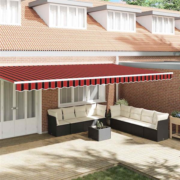 Grote foto vidaxl markies valance multikleur 5.8 x 0.2 m canvas tuin en terras overige tuin en terras