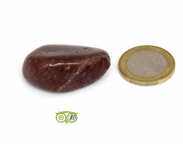 Grote foto rode aventurijn knuffelsteen nr 2 20 gram verzamelen overige verzamelingen