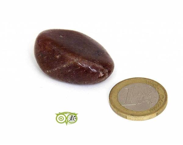 Grote foto rode aventurijn knuffelsteen nr 2 20 gram verzamelen overige verzamelingen