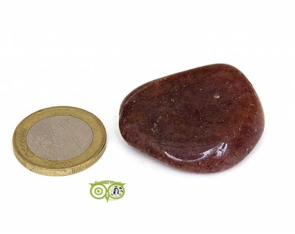 Grote foto rode aventurijn knuffelsteen nr 2 20 gram verzamelen overige verzamelingen