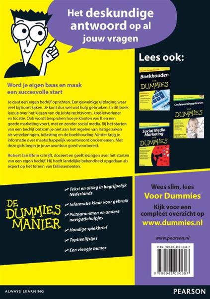 Grote foto een eigen bedrijf starten voor dummies voor dummies boeken overige boeken