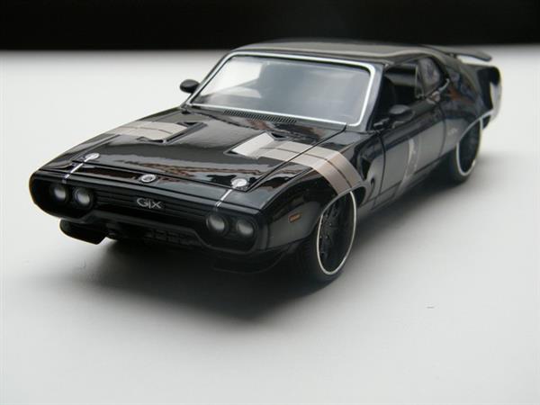 Grote foto modelauto plymouth gtx fast and furious 8 jada hobby en vrije tijd 1 24