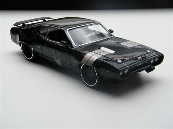 Grote foto modelauto plymouth gtx fast and furious 8 jada hobby en vrije tijd 1 24