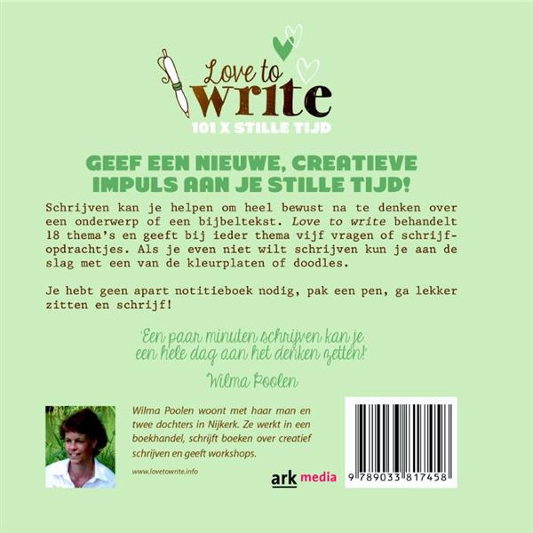 Grote foto love to write boeken overige boeken