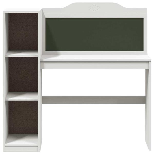 Grote foto vidaxl schoolbord bureau wit 120 x 45 x 118.5 cm bewerkt hout huis en inrichting stoelen