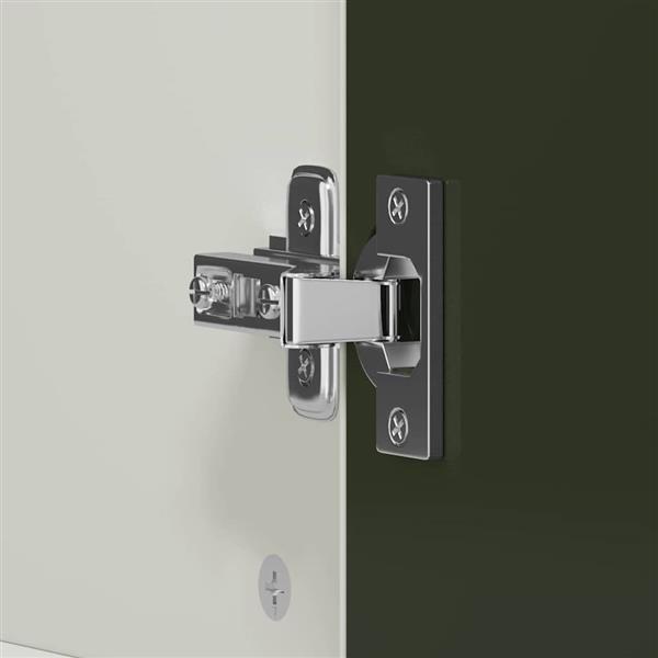 Grote foto vidaxl krijtbord kast met lade met plank met opslag wit bewerkt hout huis en inrichting overige